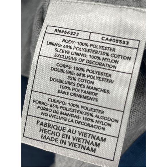 Nike Jacket Men’s Large Blue Full Zip‎ Windbreaker 2 Tone - Picture 6 of 13